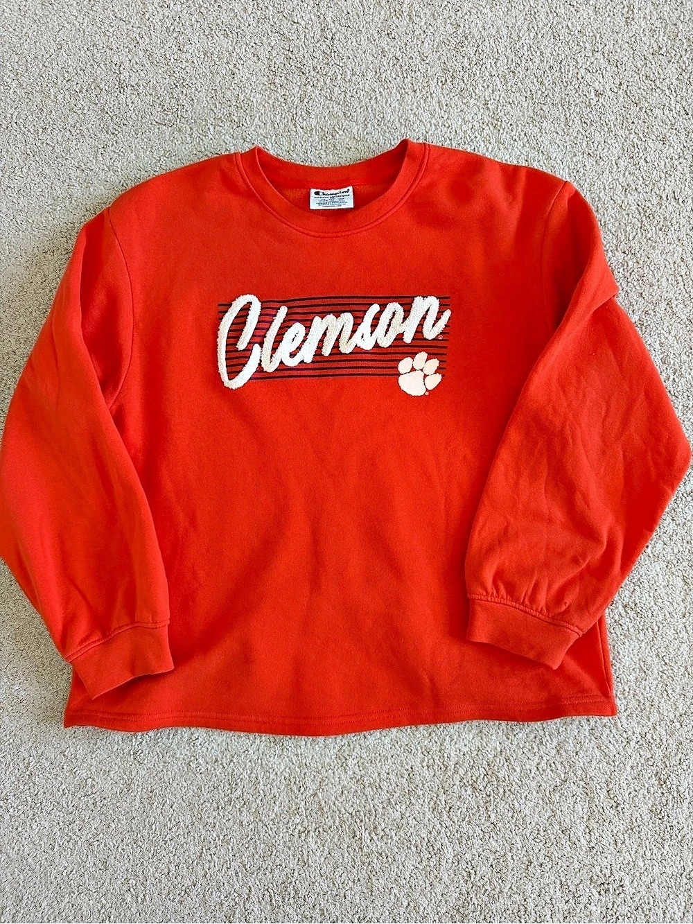 Women’s Champion XL Clemson Tigers Crewneck Sweatshirt